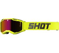 Shot Iris 2.0 Solid Motocross Goggles, yellow for Men