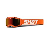 Shot Iris 2.0 Solid MX Goggles Orange Orange