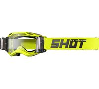 Shot Iris 2.0 Solid Roll-Off Motocross Goggles, clear