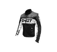 Shot Softshell Lite Motocross Jacket, black-white, size S for Men