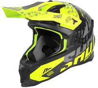 Shot Lite Carbon Rush Motocross Helmet, yellow, size XS for Men