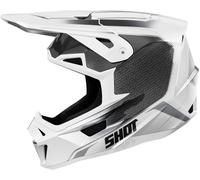 Shot Lite Challenger Motocross Helmet, black-white, size S for Men