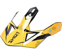 SHOT LITE CORE helmet shield with screws glossy black-yellow