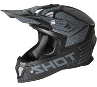 Shot Lite Core Motocross Helmet, black-grey, size XL for Men