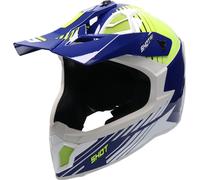 SHOT LITE FURY glossy navy-neon yellow XS