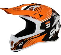 Shot Lite Fury Motocross Helmet, black/orange, size XL (61/62)