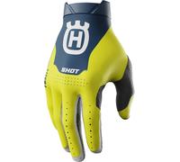 Shot Lite Husqvarna Limited Edition Motocross Gloves, blue/yellow, size 10
