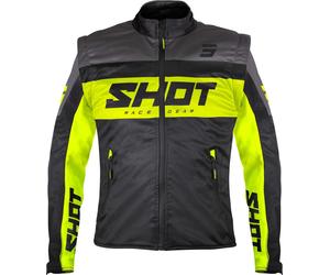 SHOT LITE Jacke schwarz-neon gelb M