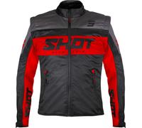 SHOT SHOT - Jacket Softshell Lite Black / Red XL