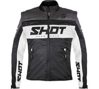 Shot Softshell Lite Motocross Jacket, black/white, size L
