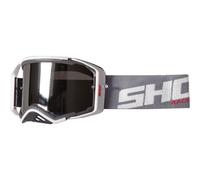 Shot Lite MX Moto Motorcycle Goggles Matt Grey / White Matt Grey / White