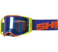 SHOT LITE NEON glasses glossy blue-neon orange-glass clear + blue versp.