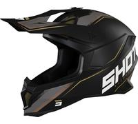 Shot Lite Prism Motocross Helmet, black-gold, size XL
