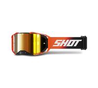 Shot Goggles Lite Solid – Motocross Off-road – Glossy Orange, Orange Mirrored Lens