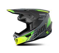 Shot Lite Ultra Motocross Helmet, grey-yellow, size L for Men
