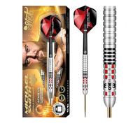 Shot! Darts Michael Smith Achieve Center Weighted 90% Tungsten Pro Throwing Darts Steel Tip Set Professional Made in New Zealand Designed Dart Flights for Women & Men Metal Tip Bar Darts for Adults