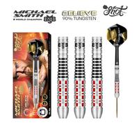 Shot - Michael Smith - Believe - Steel Tip Dart Set - 90% Tungsten - 22g to 26g