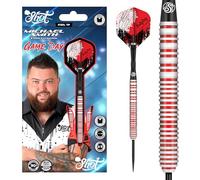 Shot! Michael Smith Game Day Steel Tip Dart Set-90% Tungsten Dart Professional Darts for Bristle Dartboard
