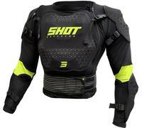 §Shot Optimal 2.0 Youth MX Protective Vest Black-Neon Yellow§