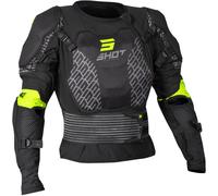 Shot Optimal Black Protector Jacket, black, size S for Men