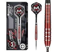 Shot! Pro Series Charlie Murphy Steel Tip Darts Set 90% Tungsten Centre Weighted Professional Darts for Bristle Dartboard Made in New Zealand