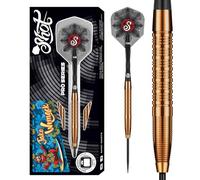Shot! Pro Series Jake Womack Steel Tip Darts Set 90% Tungsten Centre Weighted Professional Darts for Bristle Dartboard Made in New Zealand