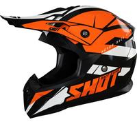 SHOT PULSE REVENGE glossy black-orange-white M
