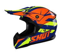Shot Pulse Revenge MX Helmet Navy/Orange/YellowXL Navy,Orange,Yellow