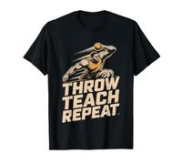 Shot Put Coach Who Teaches Athletes Throw Track Field T-Shirt