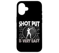 Shot Put is Very Easy Shot Put Science Maths Case for iPhone 16