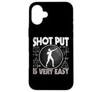 Shot Put is Very Easy Shot Put Science Maths Case for iPhone 16 Plus