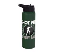 Shot Put is Very Easy Shot Put Science Maths Stainless Steel Insulated Water Bottle