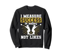 Shot Put Shot Putter I Measure Success In Meters Not Likes Sweatshirt
