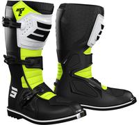 Shot Race 2 Kids Motocross Boots, black-white-yellow, size 32