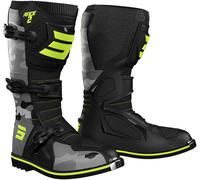 Shot Race 2 Kids Motocross Boots, black-yellow, size 32