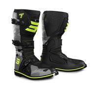 Shot Race 2 Youth MX Boots Neon Yellow/Camo31 Neon Yellow,Camo