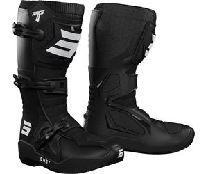 Shot Race 4 Black Motorcycle Cross Enduro Boot Off Road Quad Motard