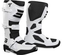 Shot Race 4 Motocross Boots, white/black, size 43