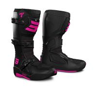 SHOT RACE 4 MX-Stiefel schwarz-pink 42
