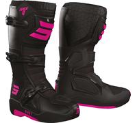 SHOT RACE 4 MX-Stiefel schwarz-pink 39