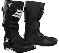 Shot Race 6 Motocross Boots, black/white, size 42