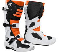 Shot Race 6 Motocross Boots, white-orange, size 49 for Men