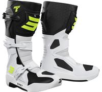 SHOT RACE 6 MX boots black-white-neon yellow 45