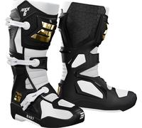 SHOT RACE 6 Stiefel schwarz-weiss-gold 43