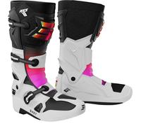 Shot Race 8 Motocross Boots, white-pink, size 45 for Men