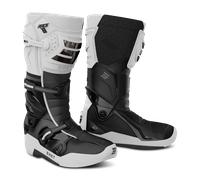 Shot Race 8 MX Boots White/Black/Chrome41 White,Black,Chrome