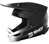 Shot Race Draw Motocross Helmet, black/white, size XXL (63/64)