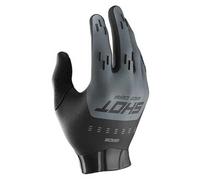 Shot Race Evo Motocross Gloves, black-grey, size 4XL for Men