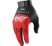 Shot Race Evo Youth Motocross Gloves, red, size 8/9