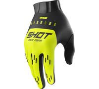 Shot Race Evo Youth Motocross Gloves, yellow, size 4/5